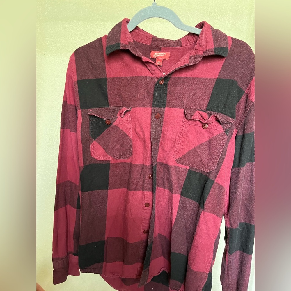 Arizona Medium Red Plaid Flannel